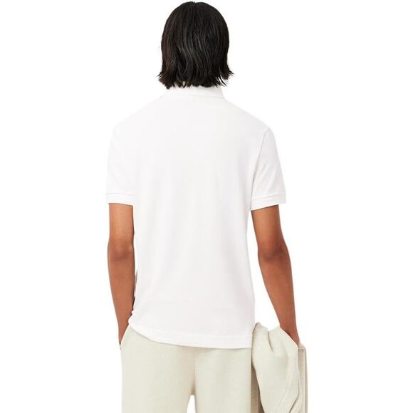 NWT New Lacoste Mens Large White Stretch Cotton Short Sleeve Paris Polo Shirt - Picture 3 of 3